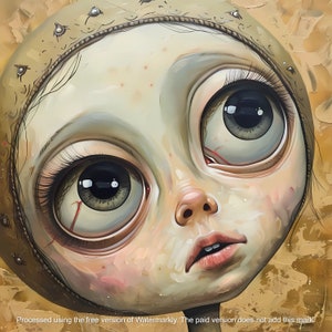 Watch Me (Limited Edition) | Lowbrow Art, Pop Surrealism Print, Strange Art, Wall Art, Surrealism Poster, Weird Art, DIGITAL DOWNLOAD