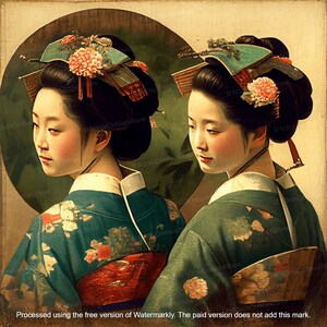 Arte mural asiático imprimible (edición limitada) Impresión de arte japonés / Arte imprimible japonés vintage / Arte mural japonés / DESCARGA DIGITAL