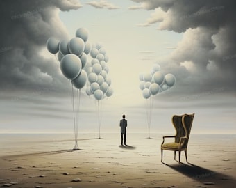 My Bright Path (Limited Edition) | Lowbrow Art, Pop Surrealism Art Print, Fantasy Landscape, Surrealism Poster, Surrealism Painting