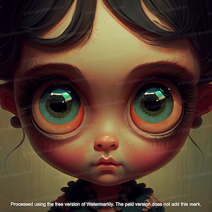 Crystal (Limited Edition) - Lowbrow Art, Weird Art, Pop Surrealism, Strange Art, Wall Art, Nursery | DIGITAL DOWNLOAD