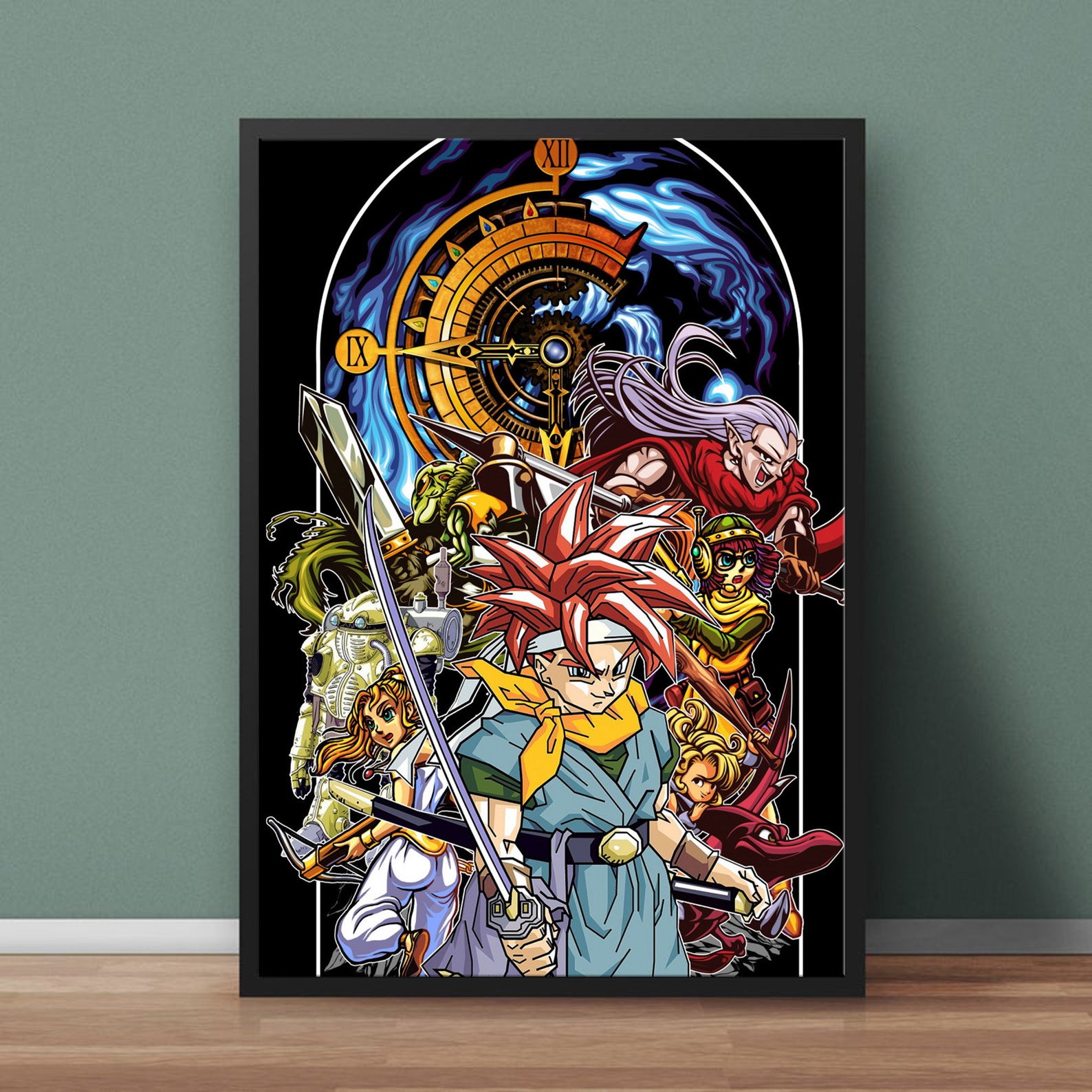 Chrono Trigger Characters Print Video Game Poster | Etsy