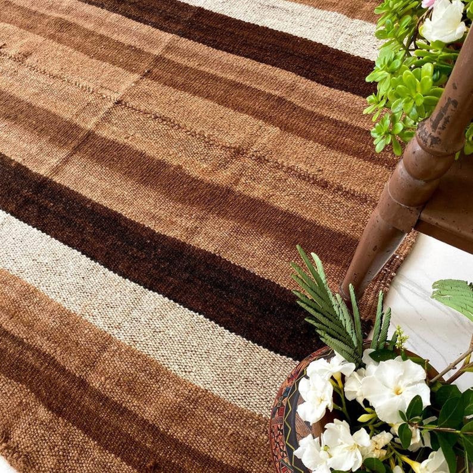 Alpaca rug / Ethnic Peruvian rug / Alpaca wool carpet / Etsy