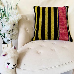 Unique Peruvian Handmade Pillow - Colorful Cushion Cover for Home Gift 19&quot; x 19&quot;