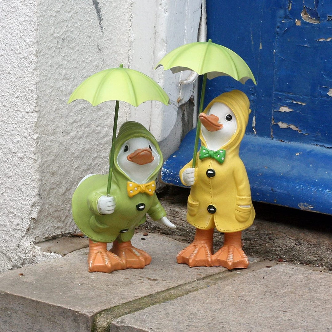 Personalised Cute Ducks Garden Ornaments Get 1 or 2 Etsy UK