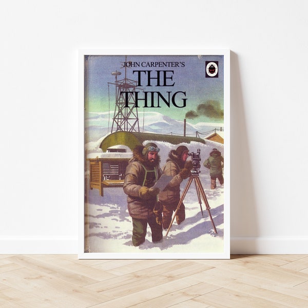 John Carpenter's The Thing - Ladybird Book Replica - 7x5/A4 Unframed Print