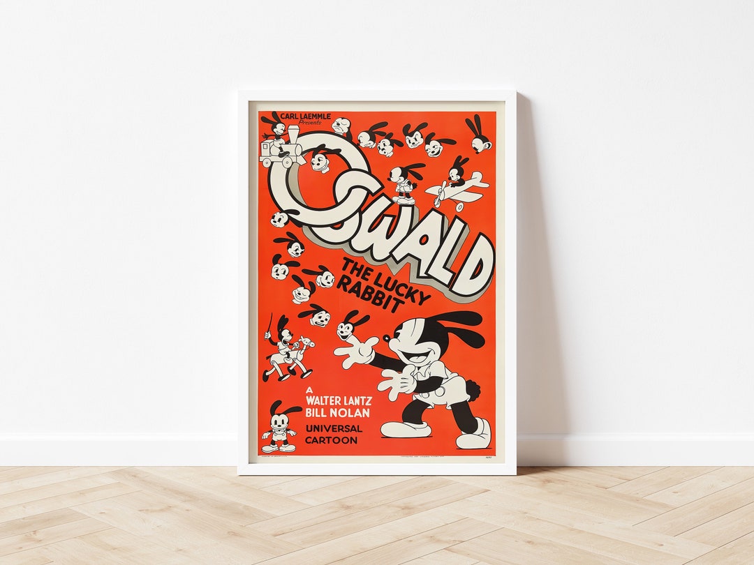 Oswald the Lucky Rabbit Disney Poster 7x5/a3/a4 Unframed Print - Etsy