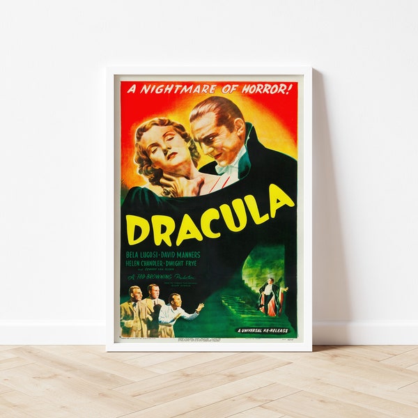 Dracula Poster 1947 - A3/A4/7x5 Unframed Print