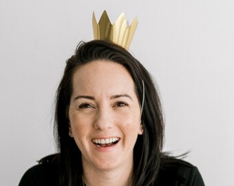 Mini Party Crown SVG: DIY Birthday Crown Template (Digital Download)