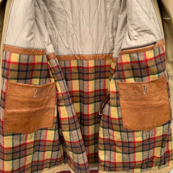 Rare! Vintage GIMOS Menswear Canvas Chore + Leath… - image 8
