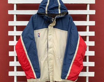 Vintage 1990-tals NBA Official Products Windbreaker Jacket / Stor