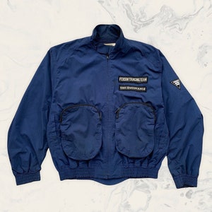 Rare! Vintage 1990s Persons For Men Racing Bomber Jacket Vintage Clothing Racing Style Motorsports Fashion / Medium Fit