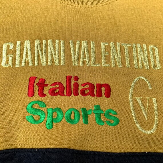Nice! Gianni Valentino Italy Crewneck Long Sleeve… - image 5