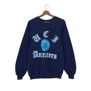 Rare! Vintage 1980s RUSSELL Irvine Anteaters University Of California Crewneck Sweashirt Vintage University Basketball Team 1988 / Small