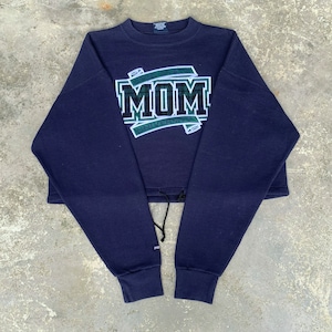Rare! Vintage 1990s Jansport MOM Ohio State University Cropped Sweatshirt Embroidered Big Logo / Fit Like a L Cropped