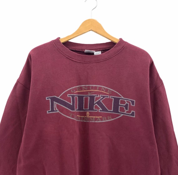 Rare! Vintage 90s Nike Genuine Trademark Crewneck… - image 4