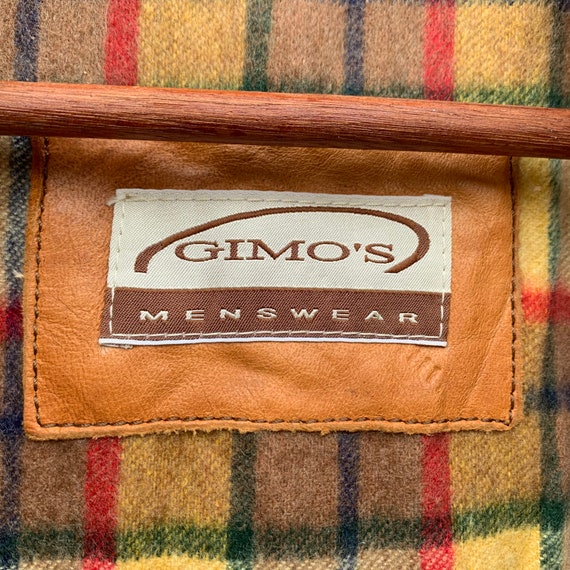 Rare! Vintage GIMOS Menswear Canvas Chore + Leath… - image 9