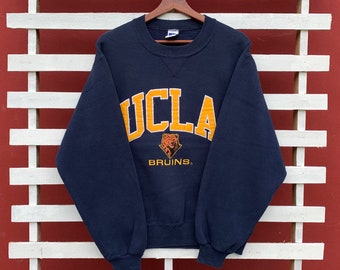 Rare Vintage 1990s RUSSELL Ucla Bruins University of California Crewneck Sweatshirt Embroidered Biglogo Vintage University Football Small Etsy