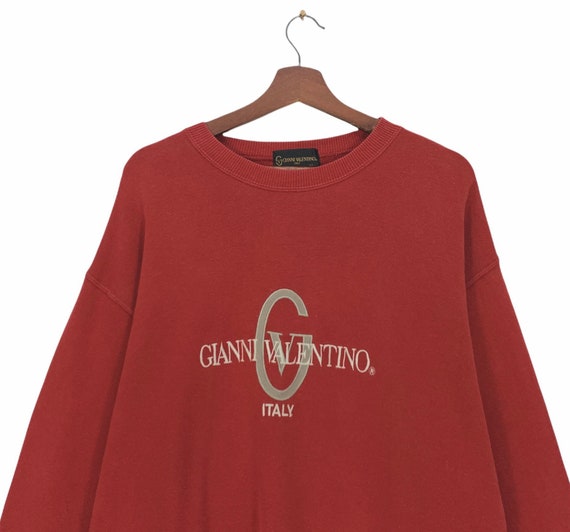 Nice! Gianni Valentino Italy Crewneck Long Sleeve… - image 3