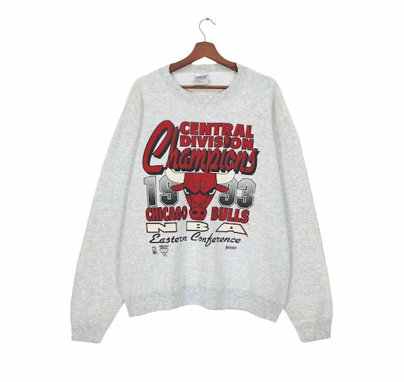 Rare! Vintage 1990s ONEITA Chicago Bulls Crewneck Long Sleeve  