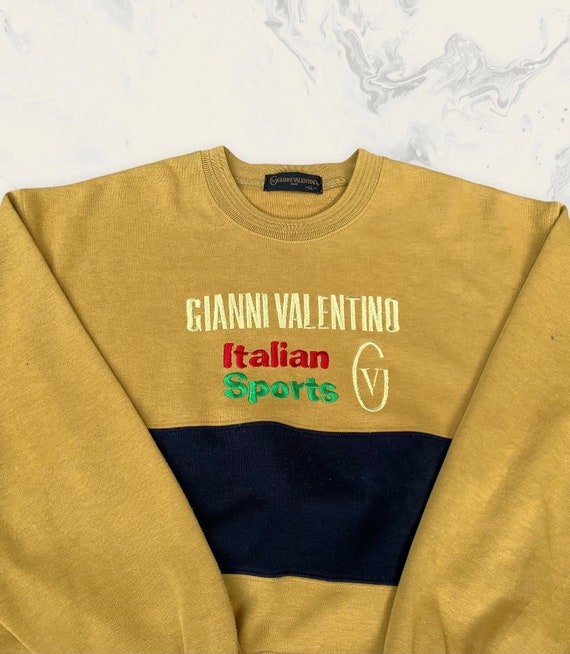 Nice! Gianni Valentino Italy Crewneck Long Sleeve… - image 4