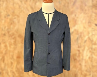 ¡Extraordinario! Blazer Comme Des Garçons con forro de lana, 1992 d. C., ropa vintage, moda japonesa, hecho en Japón / Talla pequeña