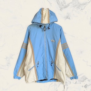 Vintage 1990s Adidas Light Jacket Hoodie Vintage Clothing / L fit
