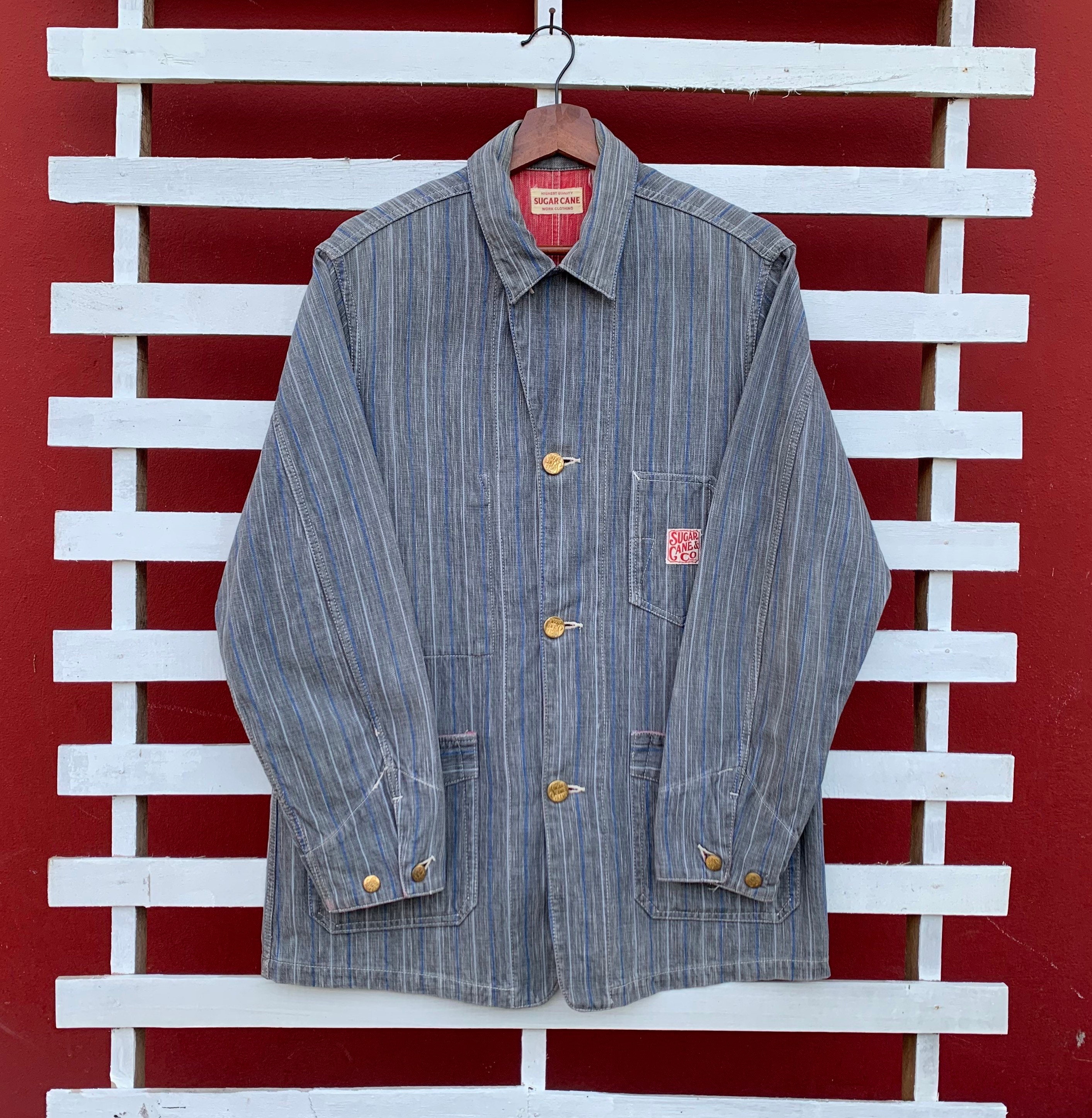 Rare Vintage Sugar Cane Denim Chore Jacket Vintage Workers Jacket