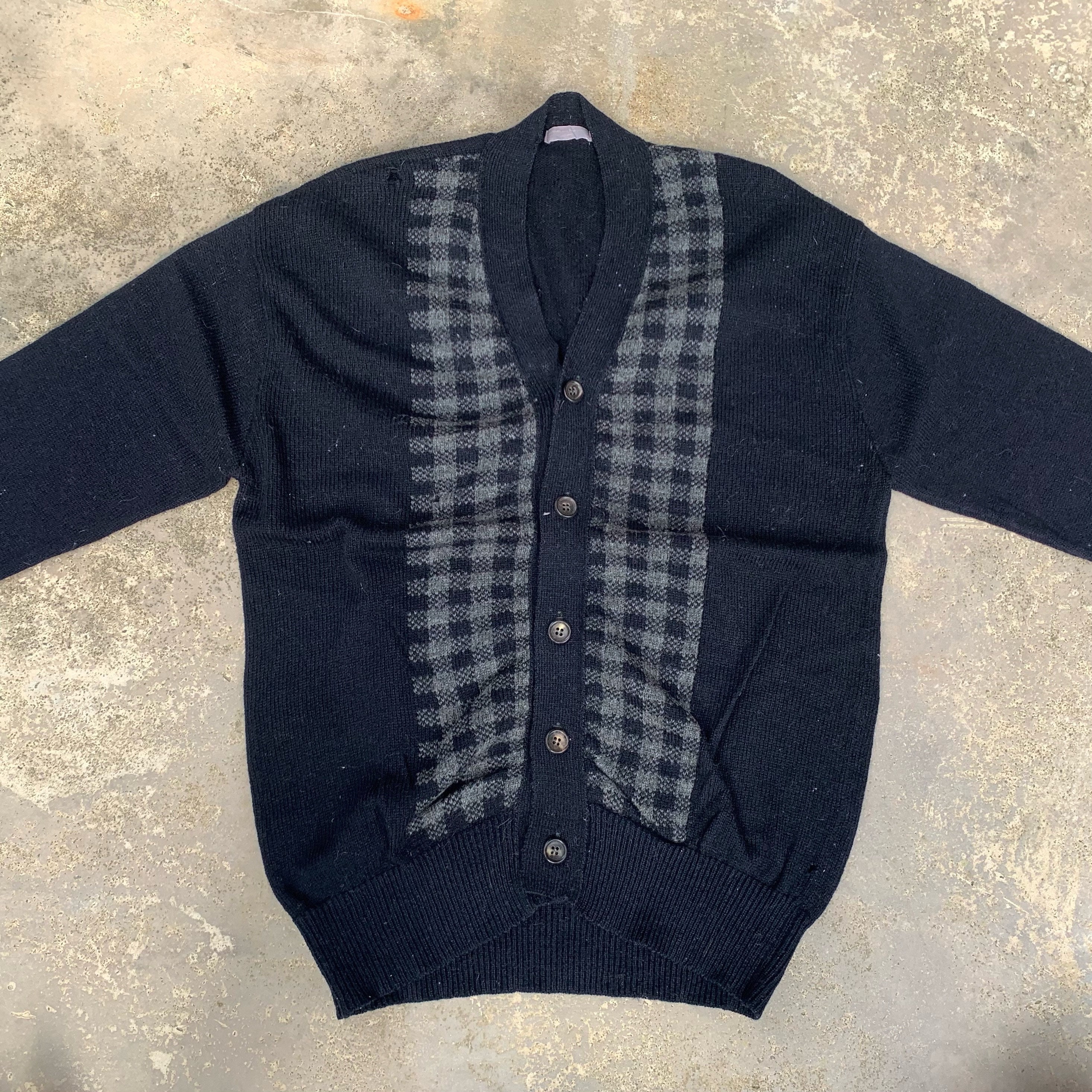 Rare! Vintage 1990s Distressed Comme Des Garcons Wool Knit Rare! Vintage 1990s Distressed Comme Des Garcons Wool Knit