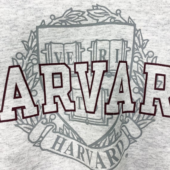 Rare! Vintage 1990s CHAMPION Harvard University C… - image 6