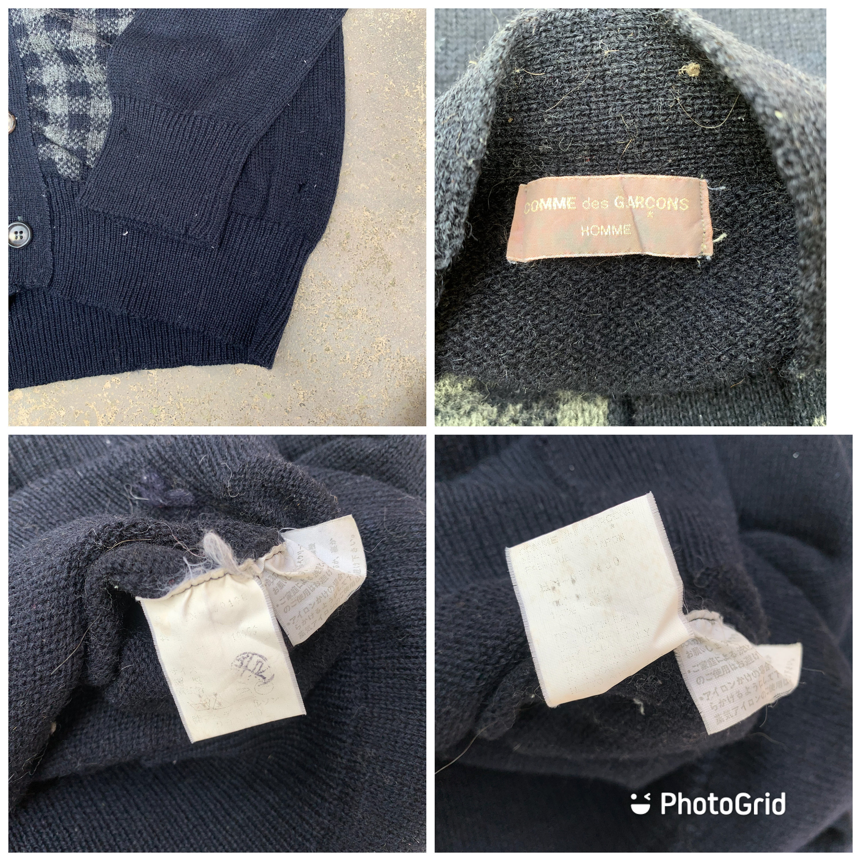90's　old comme des garcons cardigan Comme Des Garcons Cardigan - CDG Cardigan - CDG Sweater