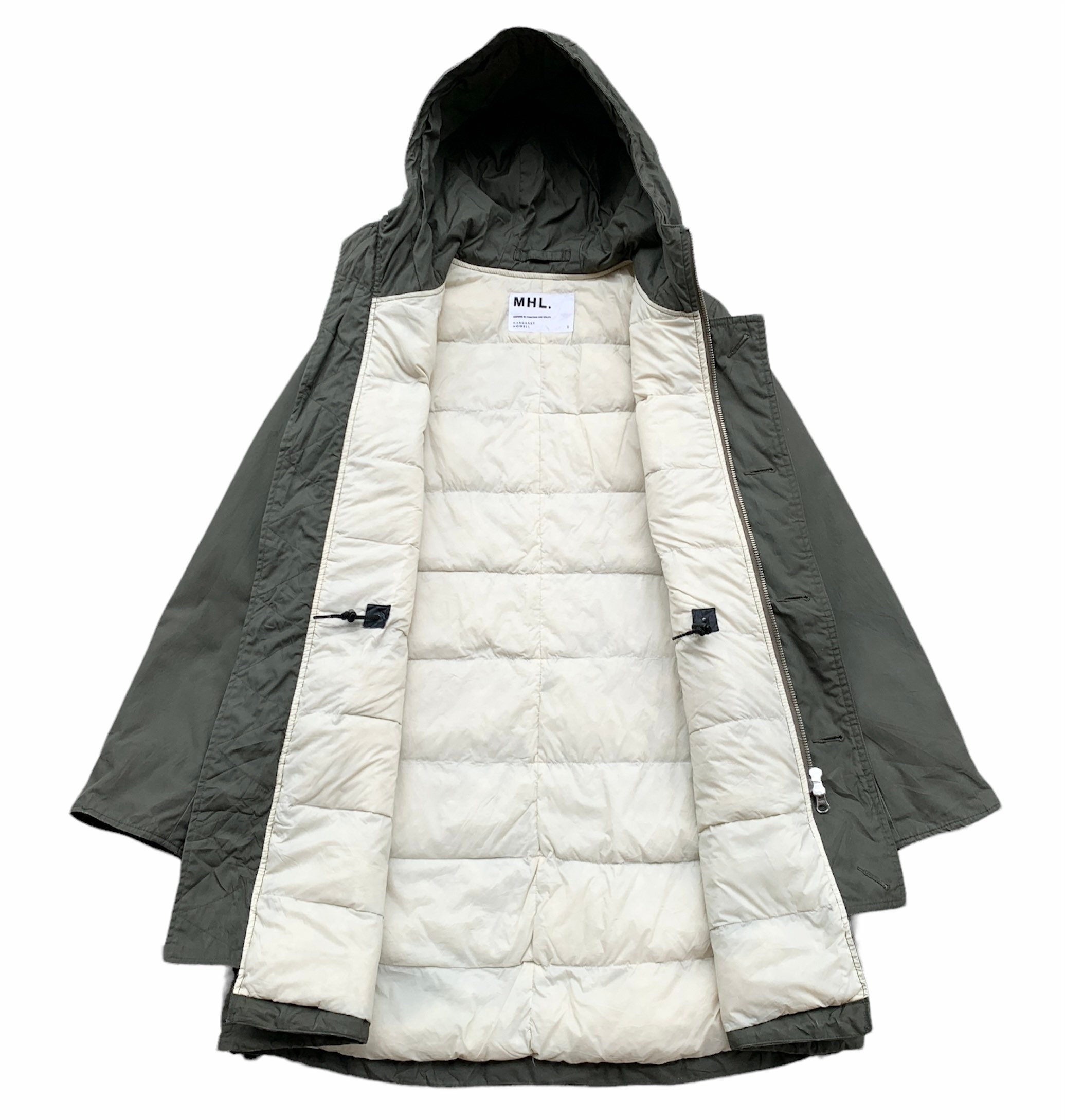 MHL Margaret Howell Hoodie Puffer Parka Jacket / Small Fit