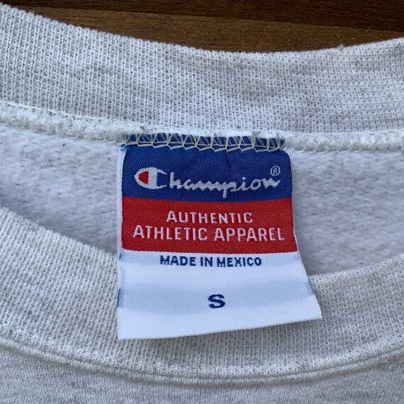 Rare! Vintage CHAMPION  x New York University Cre… - image 7