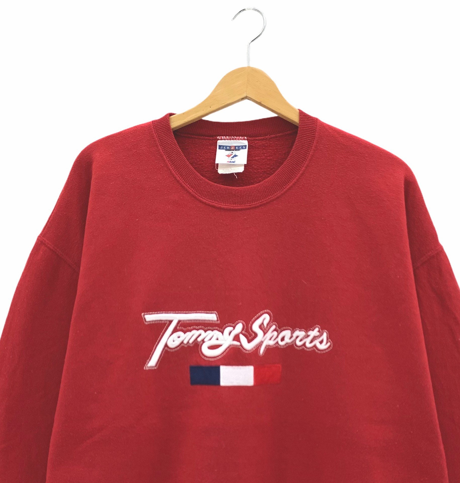 Rare Vintage Tommy Sports Crewneck Long Sleeve Sweatshirt Etsy