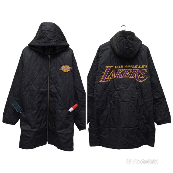 ジャケット・アウター NBA Nylon Jacket Black Lakers NBA Nylon Jacket Black Lakers