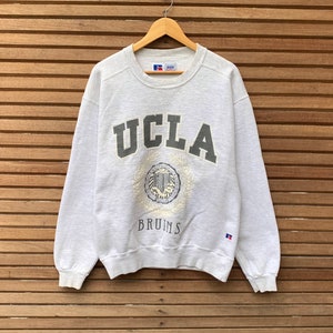 Rare! Vintage 1990s RUSSELL Ucla Bruins University Of California Crewneck LongSleeve Sweatshirt BigLogo Vintage University Football / Medium