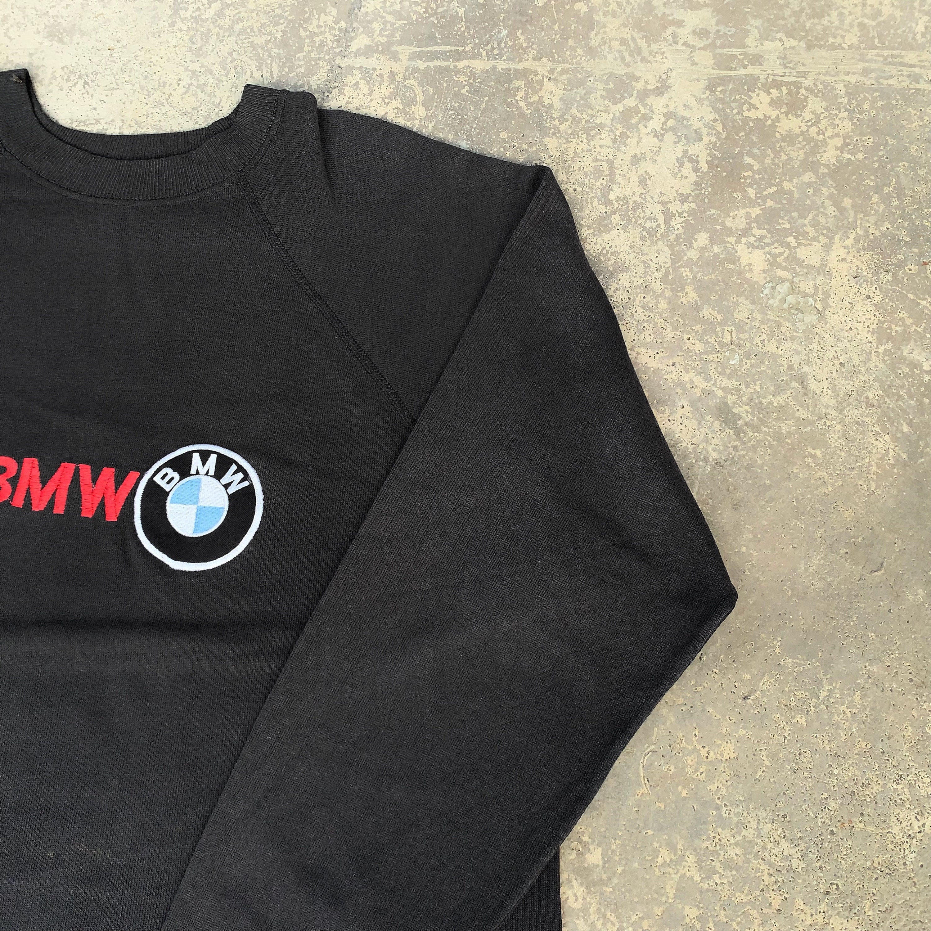 Vintage 80s BMW Crewneck Long Sleeve Sweatshirt Embroidery