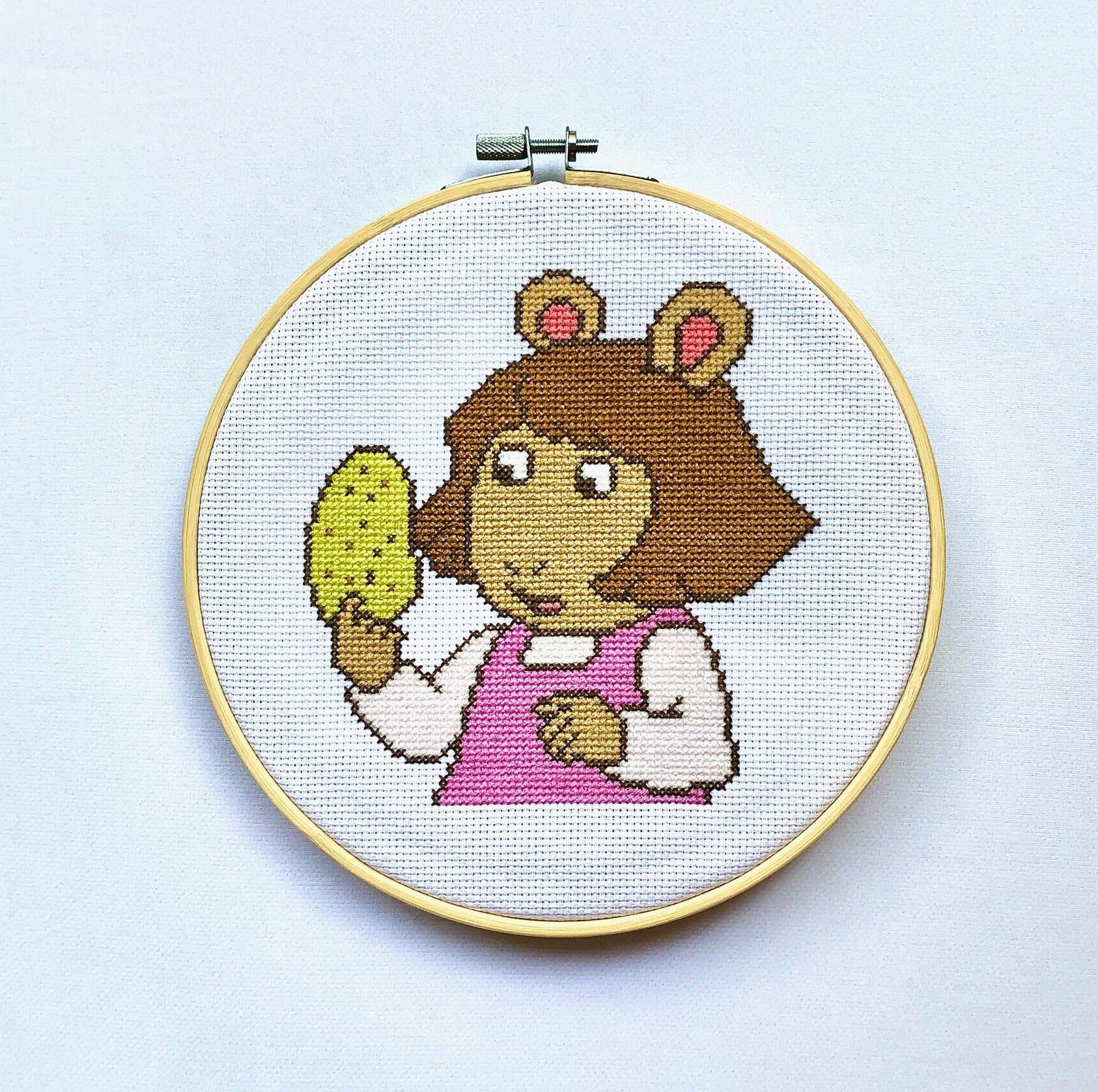 Cross Stitch Pattern Arthur DW and the Green Potato Chip - Etsy