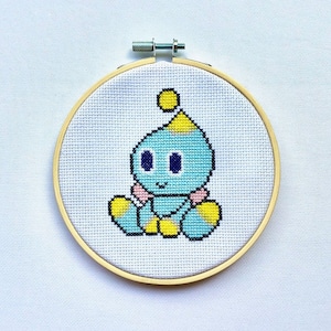 Cross Stitch Pattern - Sonic the Hedgehog Chao