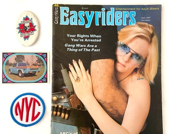 Vintage Easyriders Magazine W David Mann Poster March 1980 Etsy