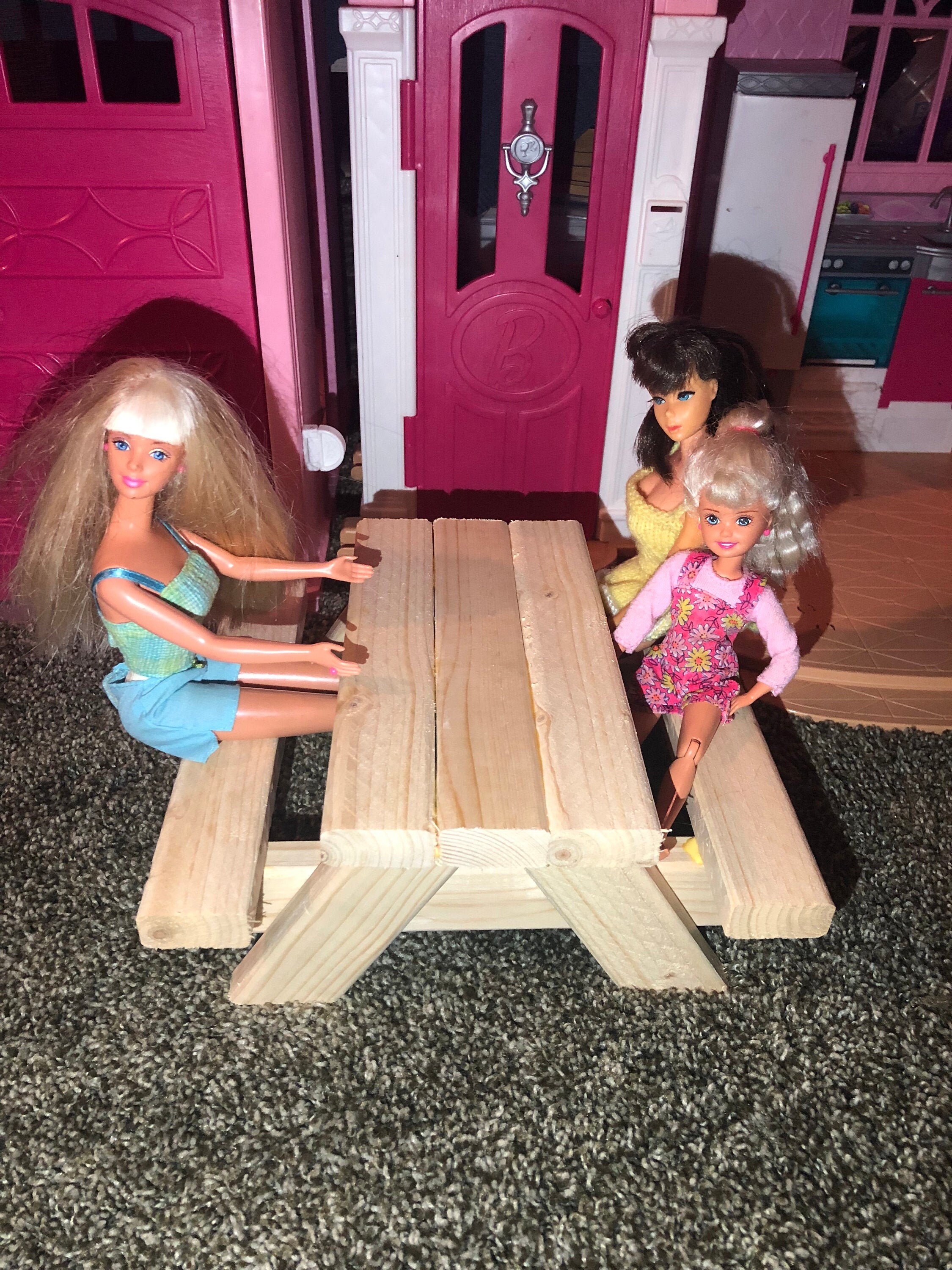 Barbie Picnic Table Etsy
