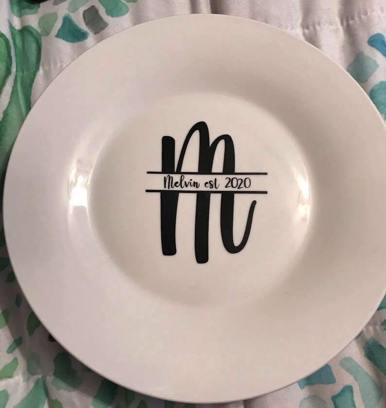 Personalized plates dinner plate name plate occasion plate Etsy