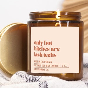 Lash Tech Candle Gift, Smells Like Best Lash Tech, Gift for Lash Tech, Lash Artist Candle, Lash Tech Gifts, Eyelash Artist Gift, Lash Tech