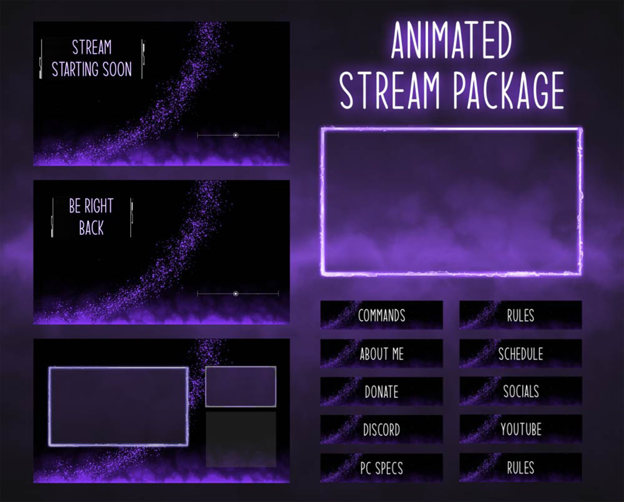 Make you a twitch overlay by Motioonnz