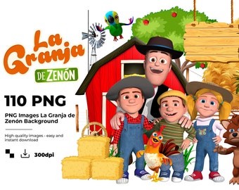 wallpapers La Granja De Zenon Logo Editable Png la granja etsy