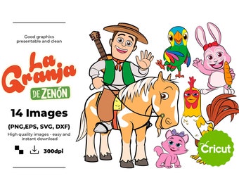 images La Granja De Zenon Logo Editable Png bartolito etsy