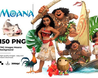 Moana Clip Art Etsy Moana Clip Art Etsy