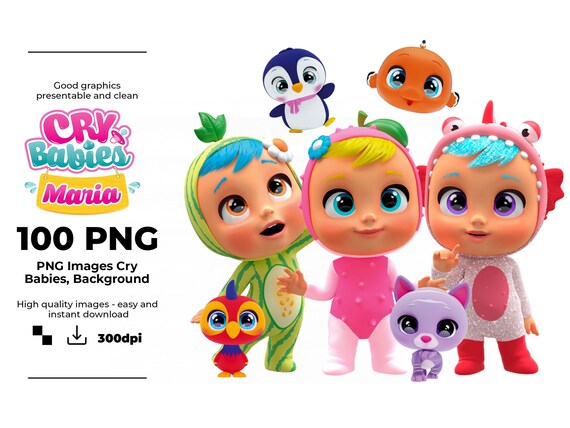 Cry Babies Clipart Cry Babies Png Cry Babies Digital Paper Etsy Canada