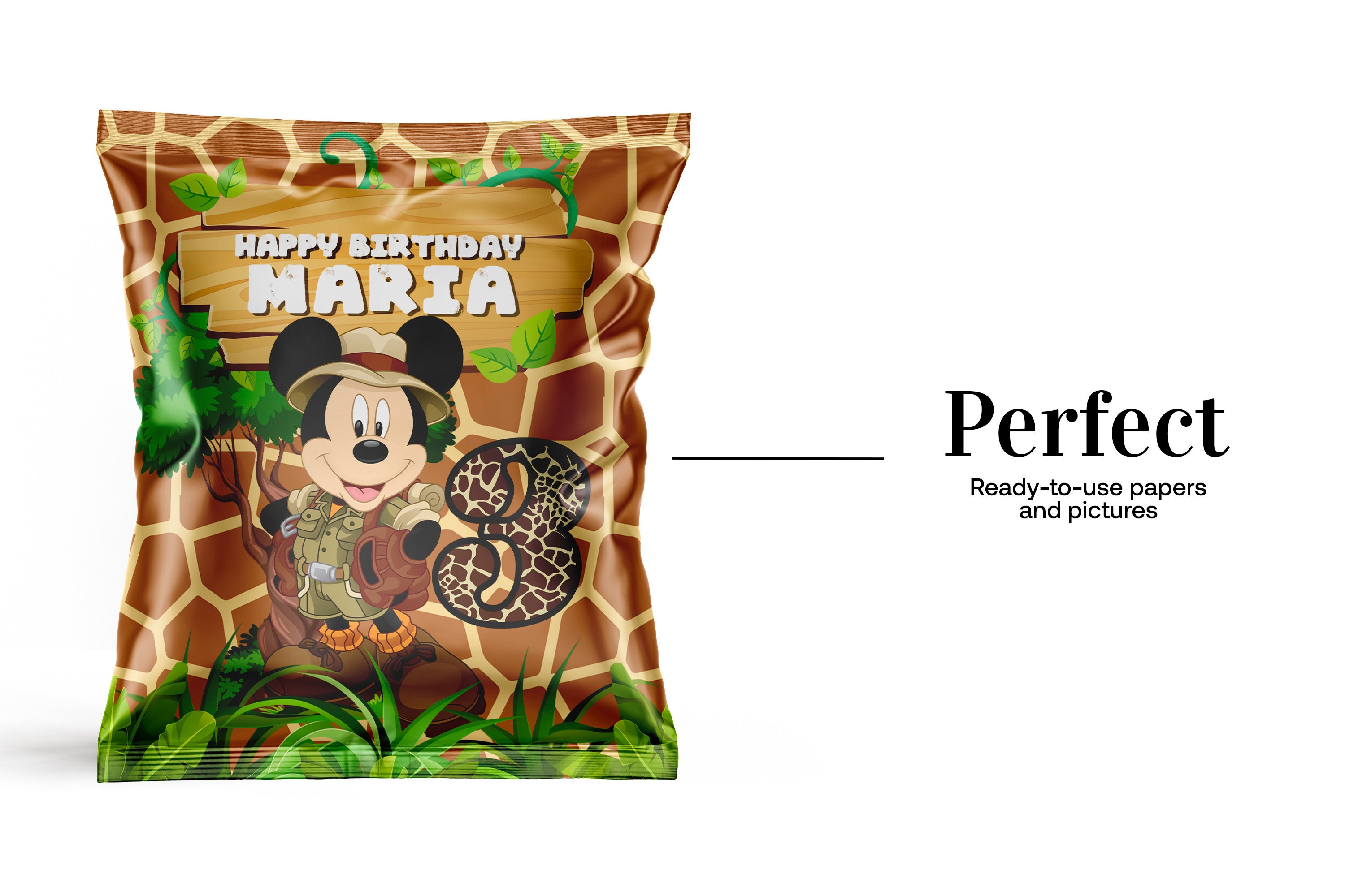 Safari Mickey Mouse Cliparts PNG Mickey Safari Mickey Etsy
