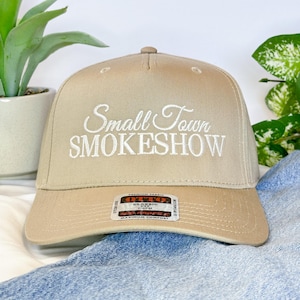 Small Town Smoke Show Hat – Trendy Unisex Adjustable Trucker Cap
