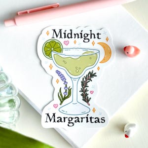 Midnight Margaritas Glossy Sticker - Practical Magic Inspired